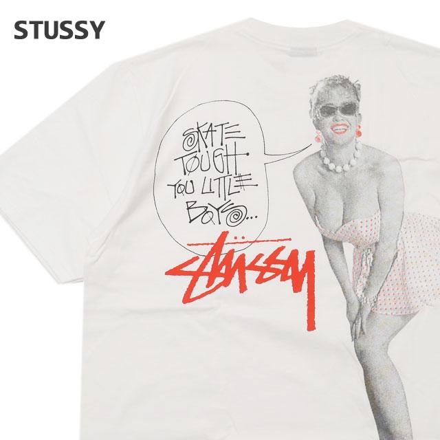 STUSSY 新品 ステューシー SKATE TOUGH TEE Tシャツ WHITE STUSSY 新品 ステューシー SKATE TOUGH TEE Tシャツ WHITE