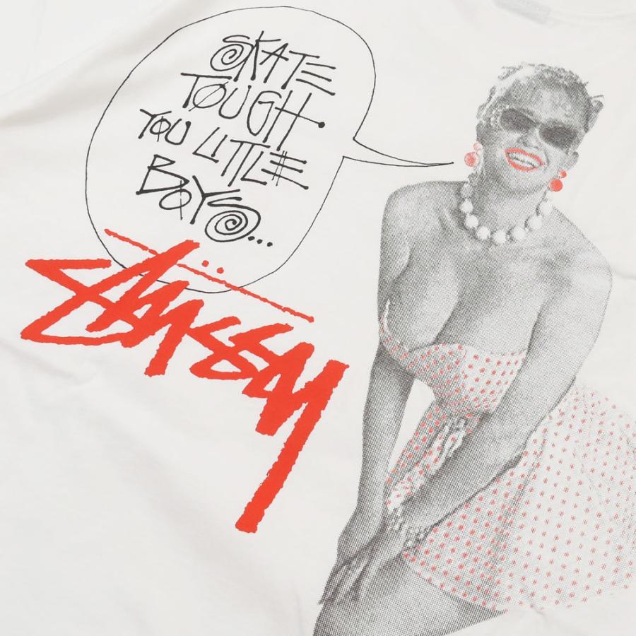 STUSSY 新品 ステューシー SKATE TOUGH TEE Tシャツ WHITE STUSSY 新品 ステューシー SKATE TOUGH TEE Tシャツ WHITE