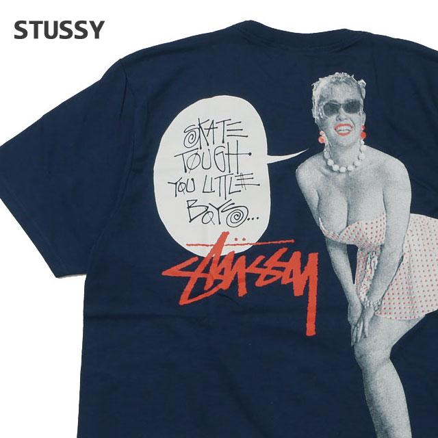 STUSSY 新品 ステューシー SKATE TOUGH TEE Tシャツ NAVY STUSSY 新品 ステューシー SKATE TOUGH TEE Tシャツ NAVY