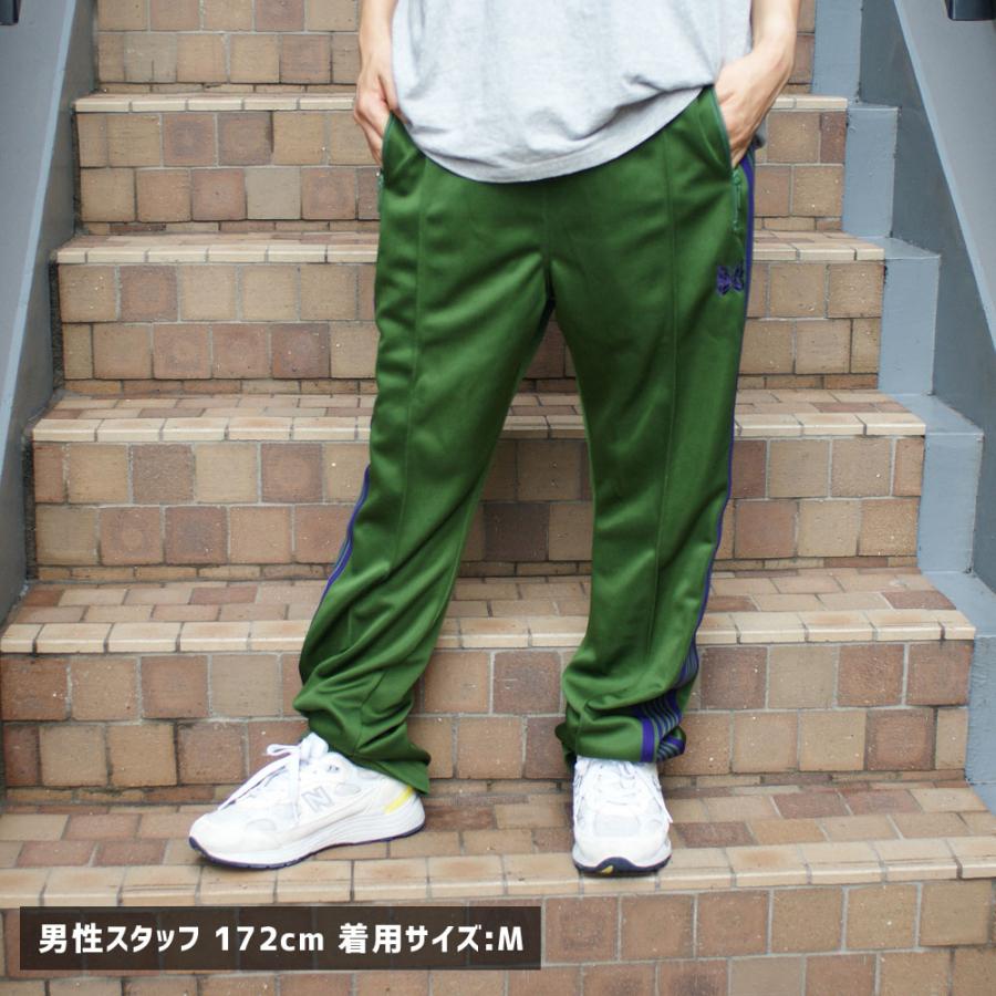 新品 ニードルズ NEEDLES Narrow Track Pant Poly Smooth ナロー トラック パンツ IVY GREEN グリーン  ニードルス ネペンテス 249000759035 パンツ