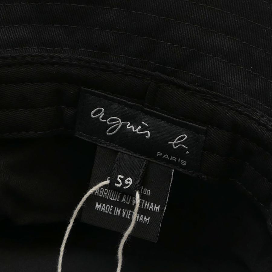 agnes b． VOYAGE 新品 アニエスベー b. ロゴ バケット ハット 489C