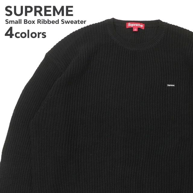 新品 シュプリーム SUPREME Small Box Ribbed Sweater ニット セーター 