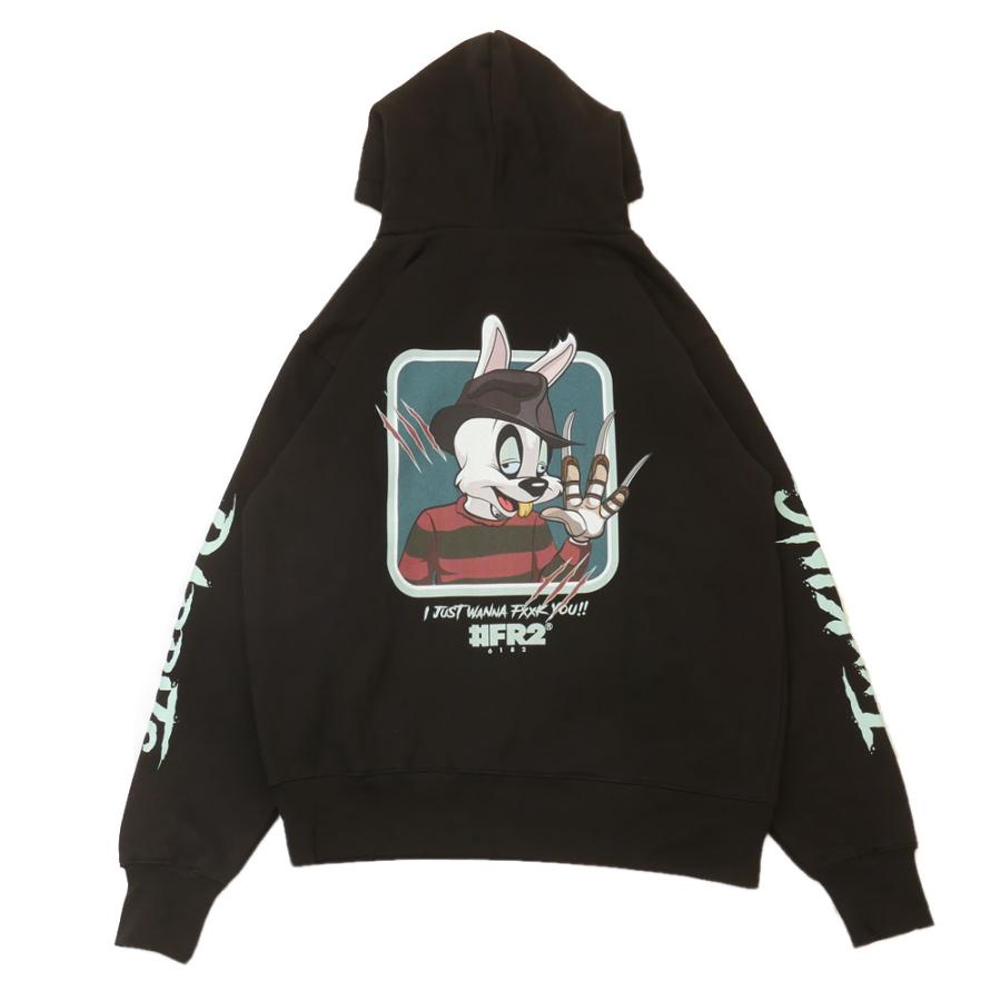 新品 エフアールツー #FR2 The Ripper Hoodie スウェット パーカー スモーキングキルズ ボックスロゴ Fxxking Rabbits うさぎ 211000850051 SWT/HOODY｜cliffedge｜02