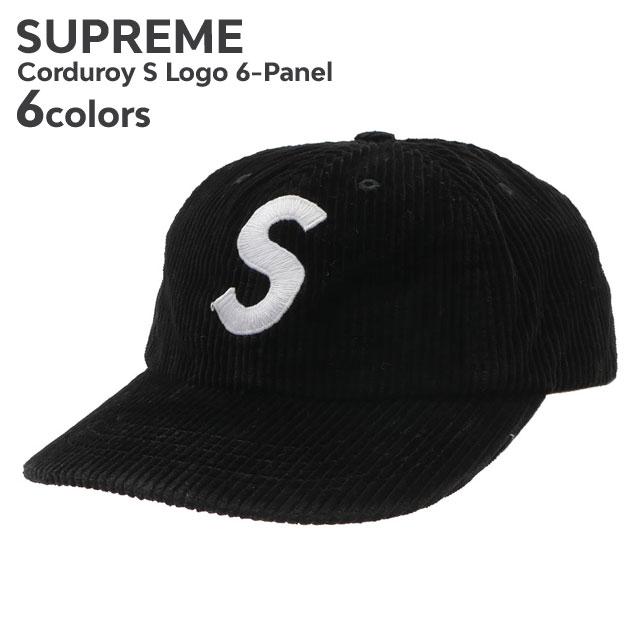 新品 シュプリーム SUPREME Corduroy S Logo 6-Panel キャップ 