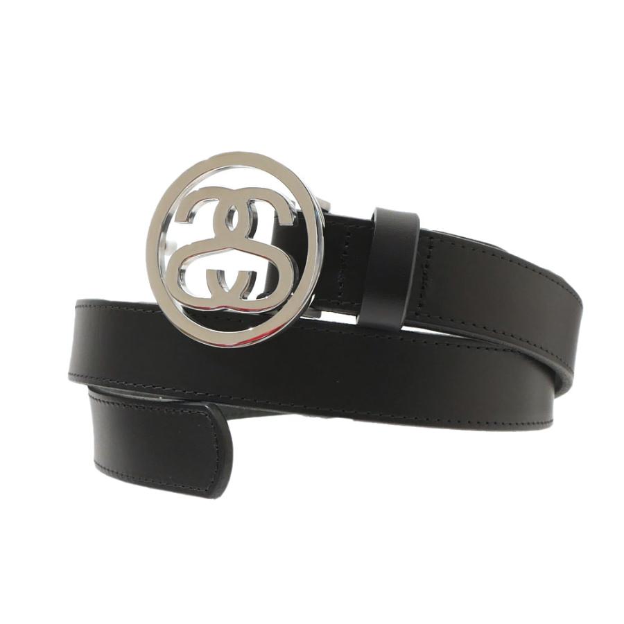 新品 ステューシー STUSSY SSLINK BUCKLE BELT SSリンク バックル レザーベルト 284000454031 グッズ｜cliffedge｜03