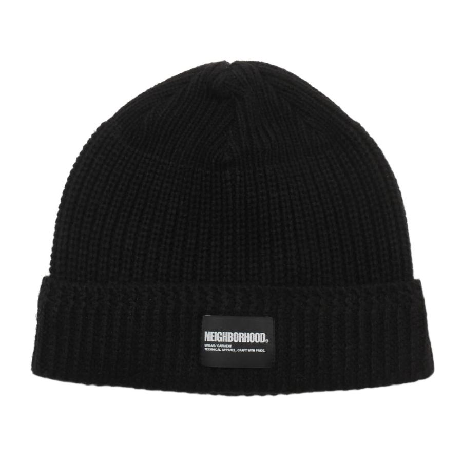 新品未使用 NEIGHBORHOOD JP BEANIE カフビーニー ブラック NEIGHBORHOOD（ネイバーフッド） 新品 NEIGHBORHOOD JP BEANIE