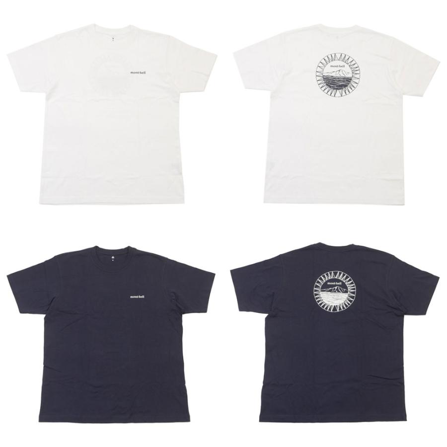 新品 モンベル mont-bell Pear Skin Cotton Tee Shimayama ペアスキンコットン しま山 Tシャツ 2104815 200009352040 半袖Tシャツ｜cliffedge｜02