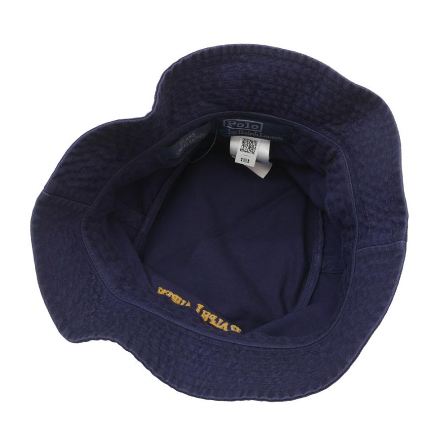 新品 ポロ ラルフローレン POLO RALPH LAUREN x ビームス BEAMS POLO GOLD LOGO BUCKET HAT バケット ハット 252000528037 ヘッドウェア｜cliffedge｜05