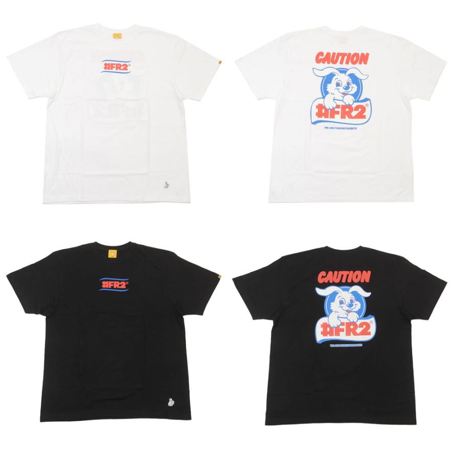 FR2 新品 エフアールツー #FR2 CAUTION Rabbit T-shirt Tシャツ FR2 新品 エフアールツー #FR2 CAUTION Rabbit T-shirt Tシャツ