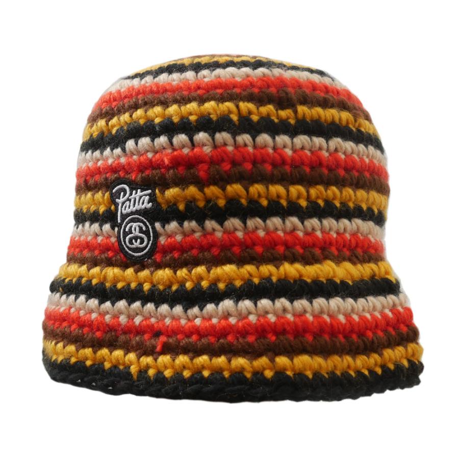 STUSSY 新品 ステューシー x パタ PATTA BUCKET HAT STRIPED STUSSY 新品 ステューシー x パタ PATTA BUCKET HAT STRIPED