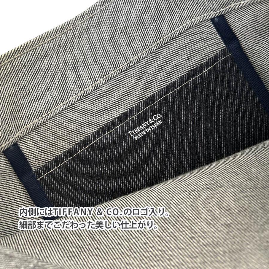 美品　ティファニー　キャンバス　ジットニー　トート　ブラック　Tiffany ティファニー“ショッピングバッグ”着想のレザートートバッグ、新色