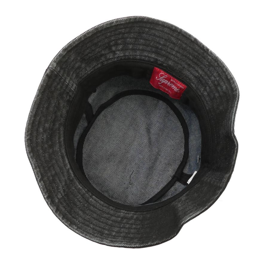 帽子 Supreme Coated Denim Crusher Black M/L Supreme シュプリーム 2024SS Coated Denim Crusher コーテッドデニム