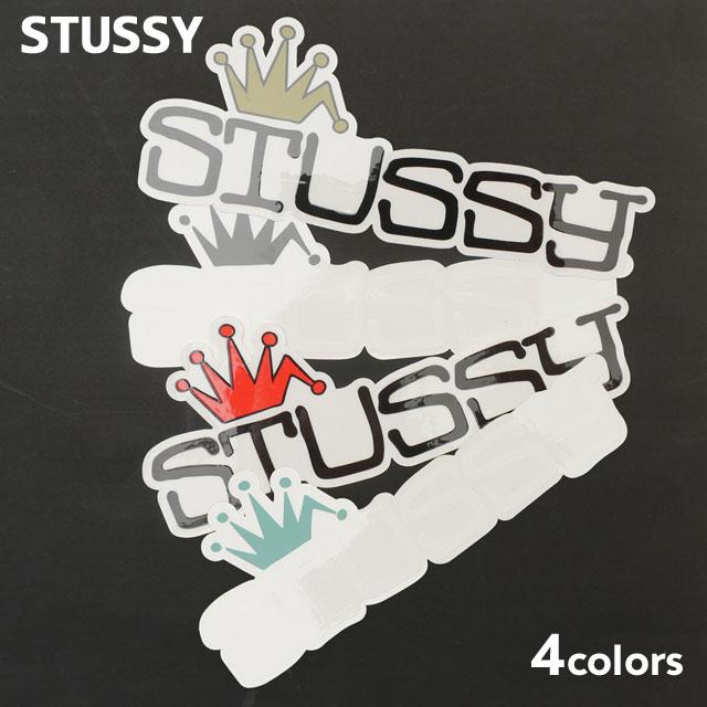STUSSY 新品 ステューシー CROWN LOGO STICKER ステッカー スケート 