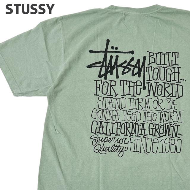 国内発送 送料関税込 完売品 STUSSY WELL CALIFORNIA GROWN TEE ◇正規品◇STUSSY CALIFORNIA GROWN TEE PIGMENT DYED◇関税込◇