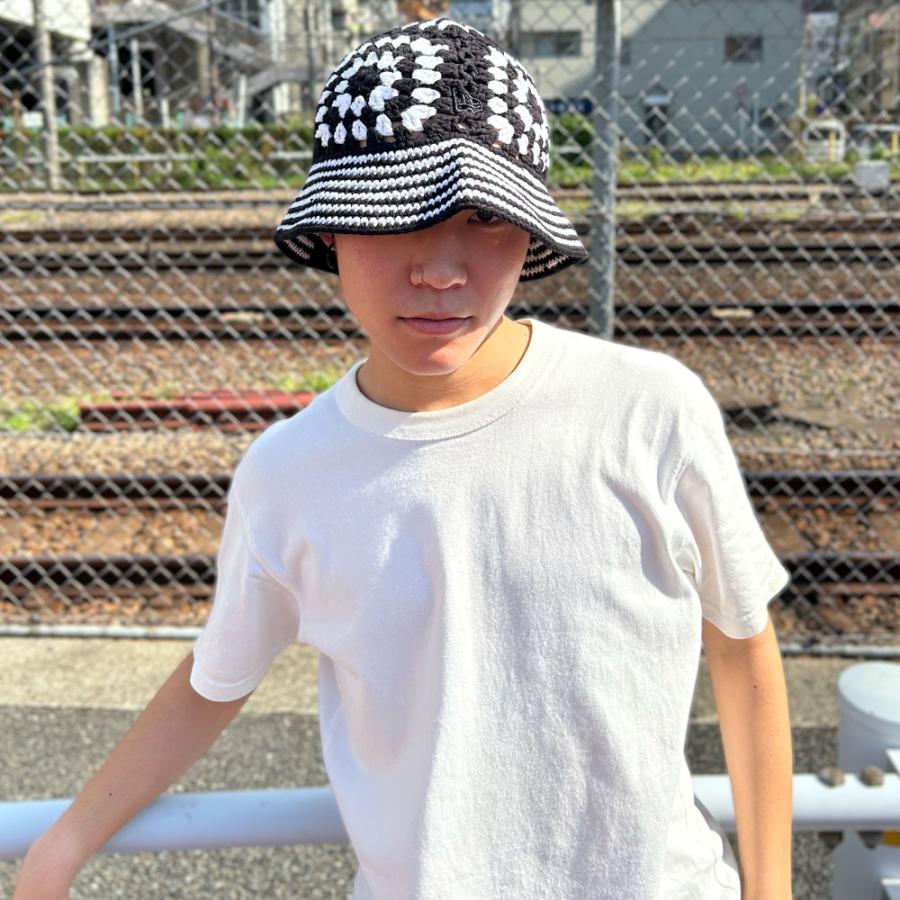 NEW ERA 新品 ニューエラ CROCHET KNIT BUCKET OSFM クロシェ NEW ERA 新品 ニューエラ CROCHET KNIT BUCKET OSFM クロシェ