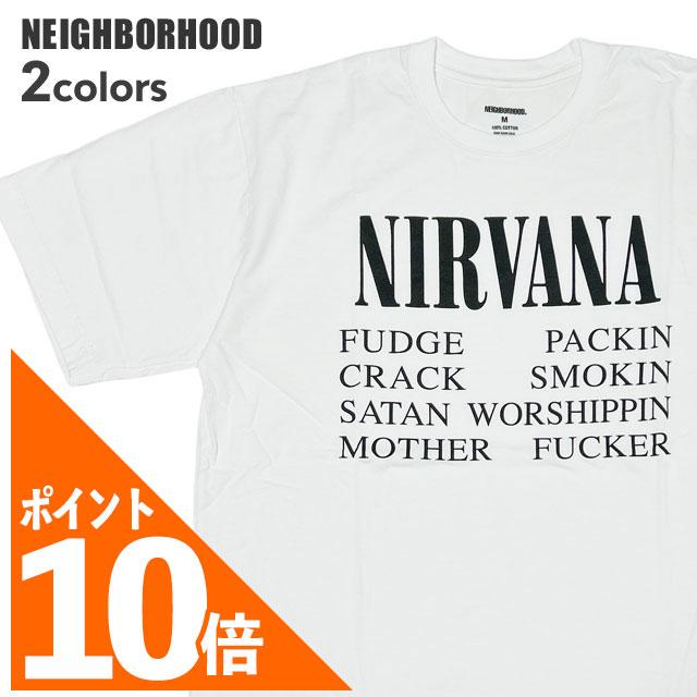 ミュージシャン NH X NIRVANA TEE SS-5 Black XL NEIGHBORHOOD [期間限定ポイント10倍！] 新品 ネイバーフッド NH