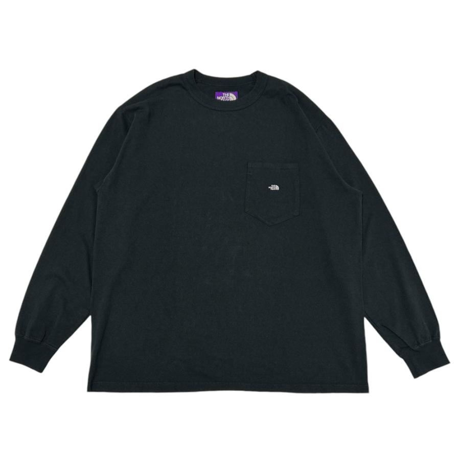 パープル THE NORTH FACE PURPLE LABEL 7oz Long Sleeve Pocket Tee