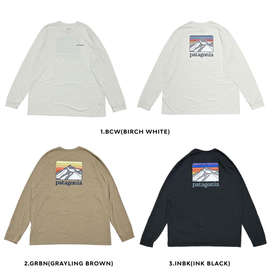 patagonia 新品 パタゴニア Patagonia M's L/S Line Logo Ridge