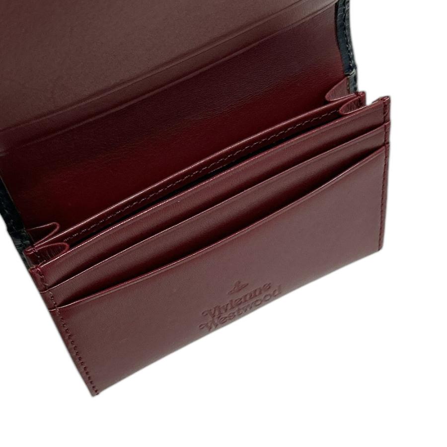 限定値引Vivienne Westwood ビビアン　ブラック名刺入れ　内側赤色 Vivienne Westwood（ヴィヴィアンウエストウッド） 新品 インサイド