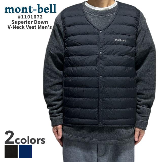 新品 モンベル mont-bell Superior Down V Neck Vest Mens スペリオダウン ベスト 重ね着 1101672 アウトドア キャンプ 山登り ハイキング OUTER mont-bell（モンベル） 新品 mont-bell Superior Down V Neck Vest