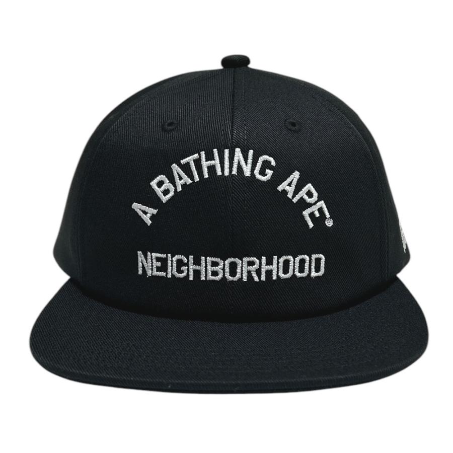 NEIGHBORHOOD 新品 エイプ A BATHING APE x ネイバーフッド PANEL CAP 