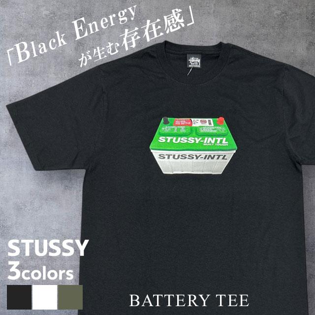 STUSSY 新品 ステューシー BATTERY TEE Tシャツ スケート