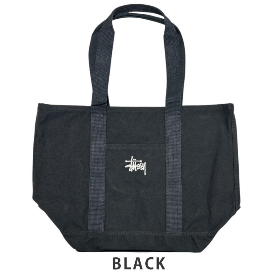 Stussy ダークグレー トートバッグ STUSSY 新品 ステューシー CANVAS MARKET TOTE BAG キャンバス