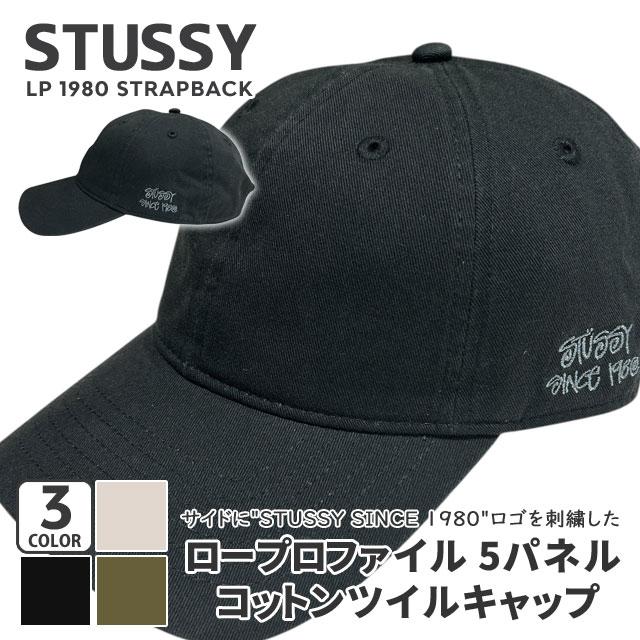 STUSSY 新品 ステューシー LP 1980 STRAPBACK キャップ スケート
