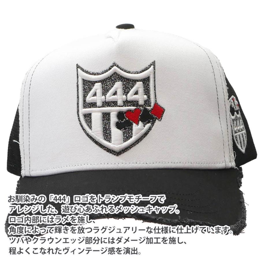 (2025新作)新品 ヨシノリコタケ YOSHINORI KOTAKE CARDS 444 LOGO MESH CAP ロゴ メッシュ キャップ トラッカー トランプ ヘッドウェア YOSHINORI KOTAKE DESIGN（ヨシノリコタケデザイン） 新品 ヨシノリ