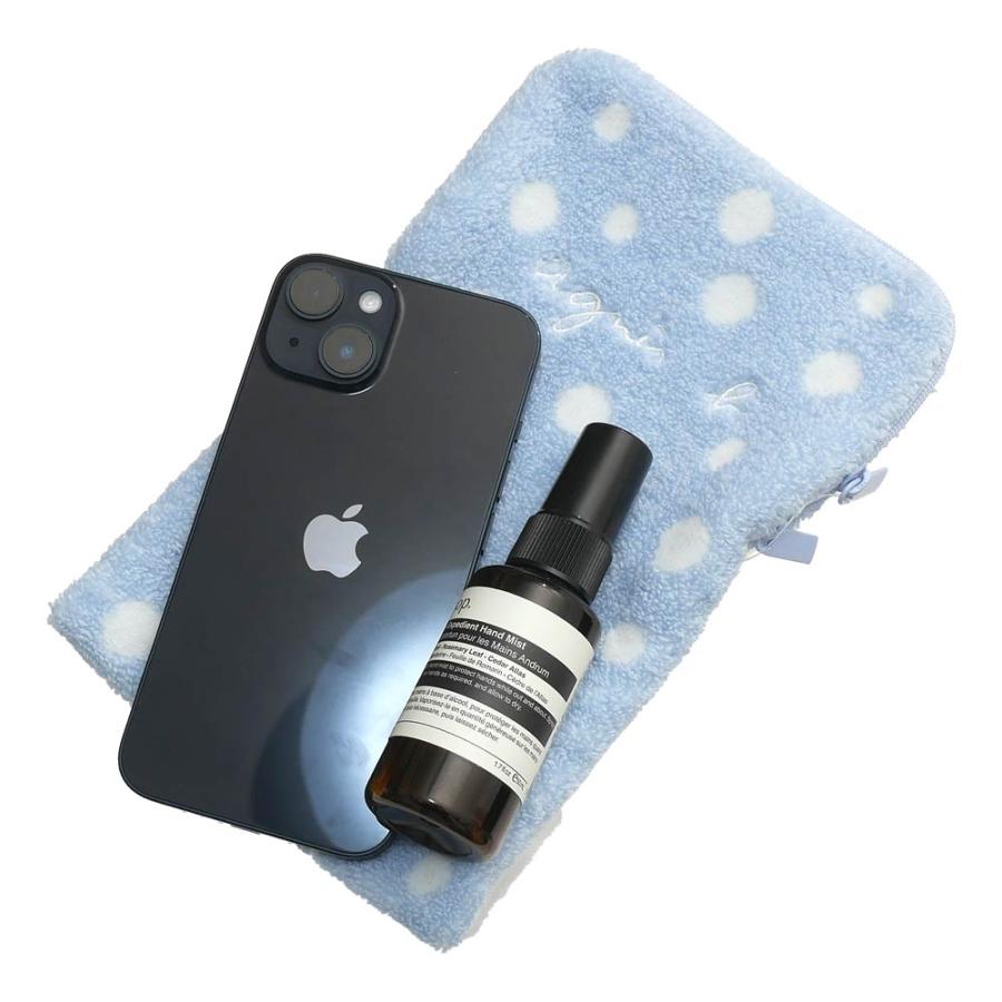 agnes b. 新品 アニエスベー ファスナー付き タオル ドット ロゴ