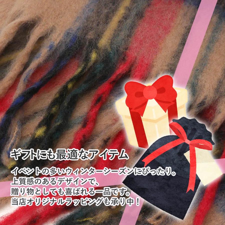 To b. by agnes 新品 アニエスベー タータンチェック マフラー ふわ