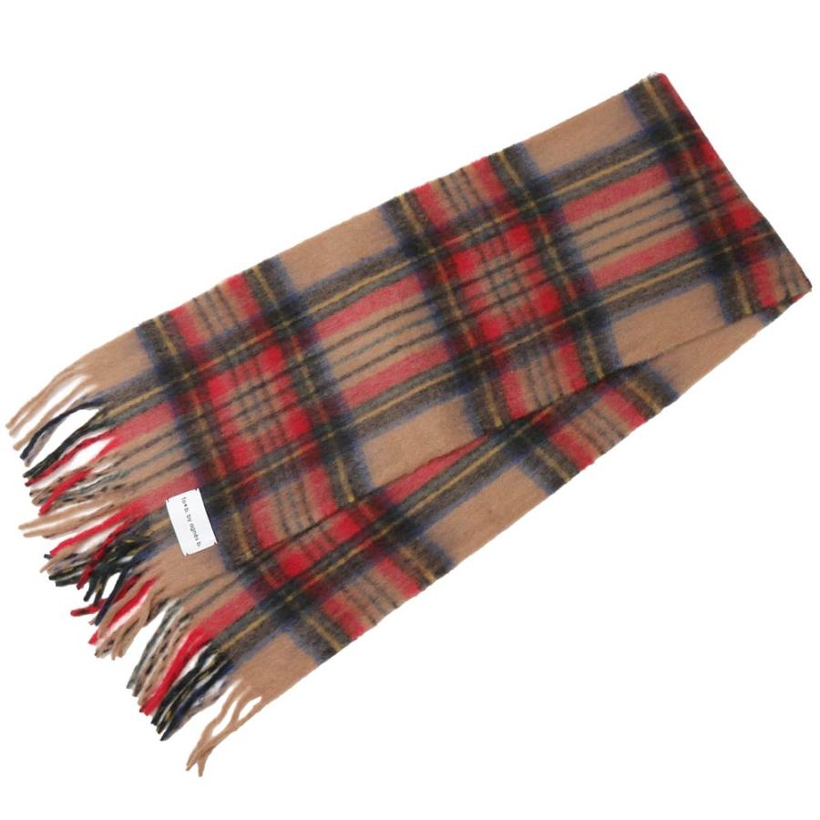 To b. by agnes 新品 アニエスベー タータンチェック マフラー ふわ