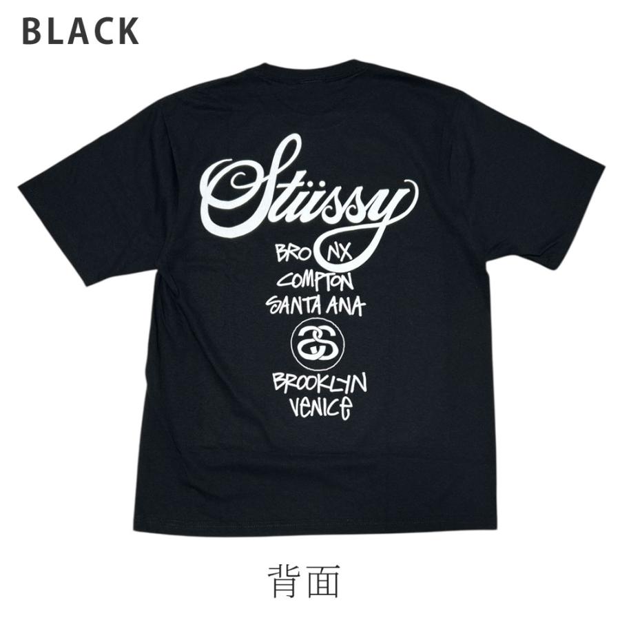 新品 ステューシー STUSSY WORLD TOUR TEE ワールドツアー Tシャツ スケート ストリート ストックロゴ HOLIDAY WORLD TOUR PACK 半袖Tシャツ STUSSY（ステューシー） 新品 STUSSY WORLD TOUR TEE ワールドツアー T
