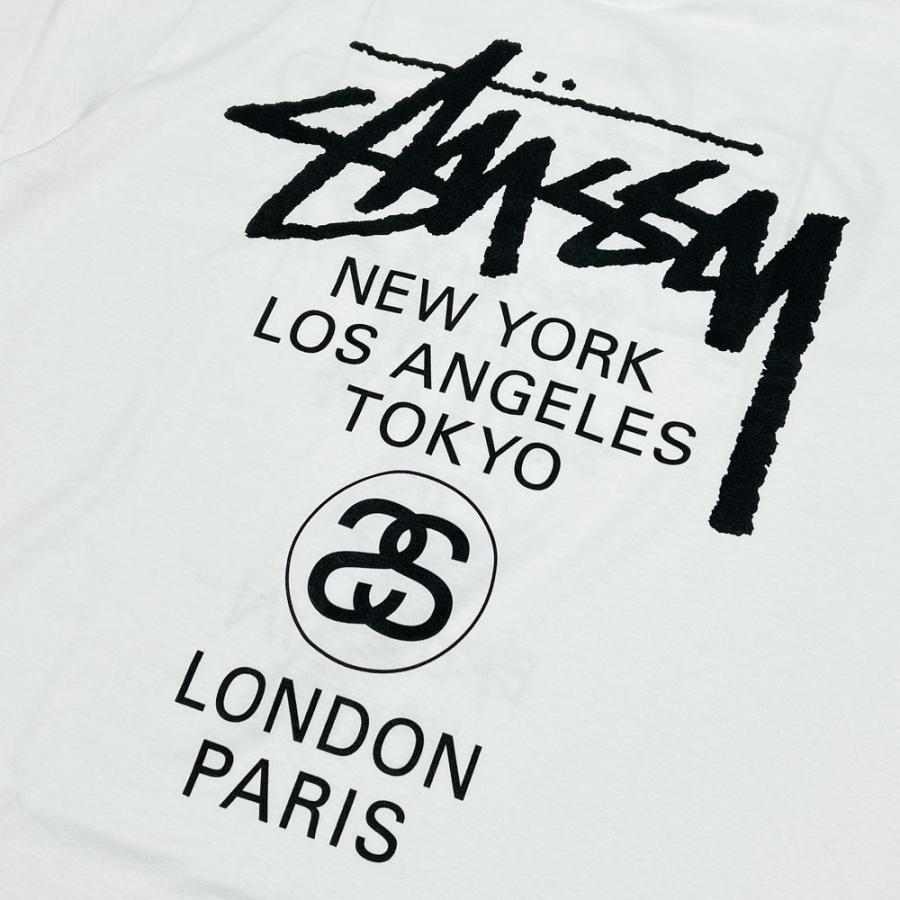STUSSY（ステューシー） 新品 STUSSY WORLD TOUR TEE ワールドツアー T