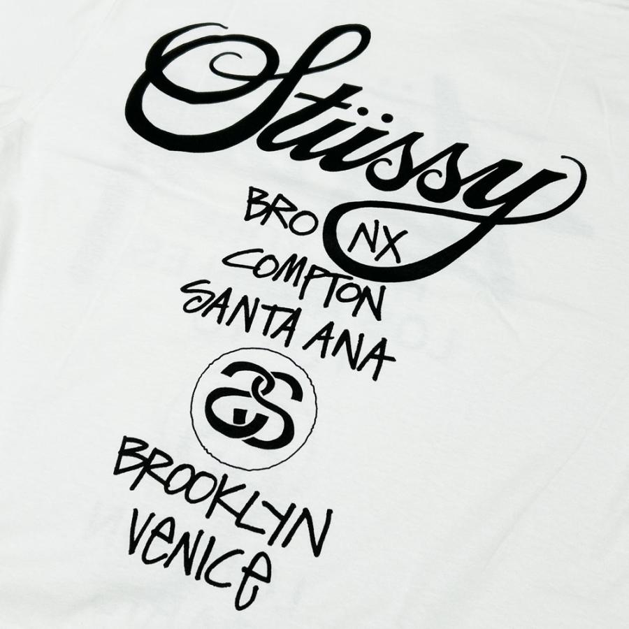 STUSSY（ステューシー） 新品 STUSSY WORLD TOUR TEE ワールドツアー T