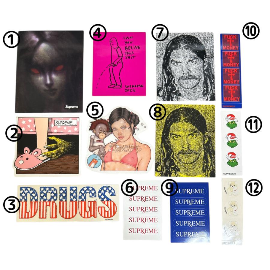 【5枚セット】Supreme sticker シュプリーム ステッカー 30枚セット】 supreme sticker シュプリーム ステッカー Supreme