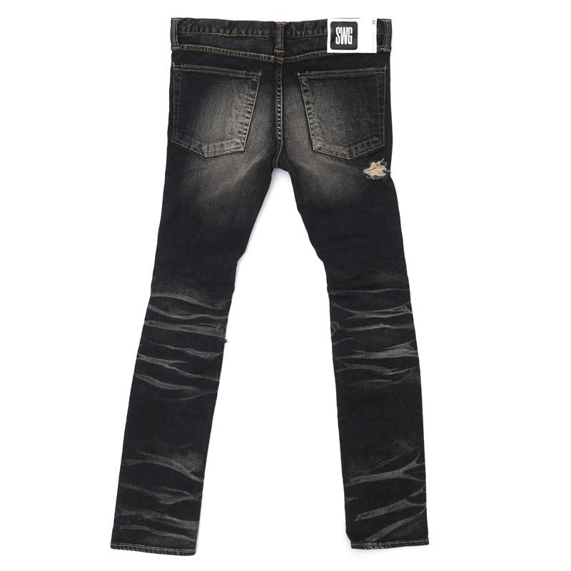 【サイズ30】 SWAGGER (スワッガー) CRASH REPAIR PRIDE SKINNY DENIM (デニム) 999-004859-621-2 【新品】｜cliffedge｜03