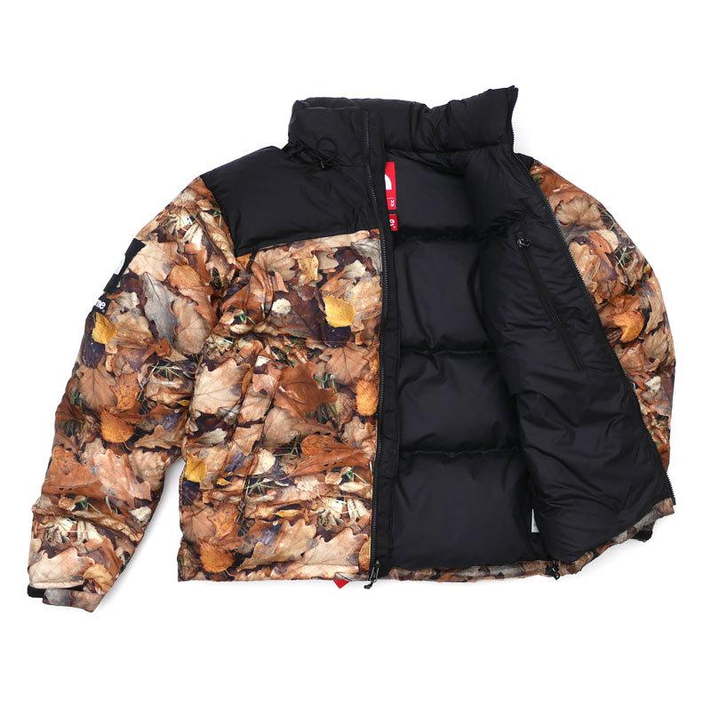 シュプリーム Supreme x ザノースフェイス THE NORTH FACE 16FW Nuptse Jacket ヌプシ LEAVES メンズ Mサイズ 【新古品/未使用】 130003019049 (OUTER)｜cliffedge｜04