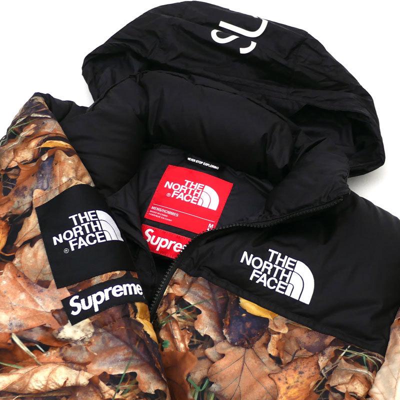 シュプリーム Supreme x ザノースフェイス THE NORTH FACE 16FW Nuptse Jacket ヌプシ LEAVES メンズ Mサイズ 【新古品/未使用】 130003019049 (OUTER)｜cliffedge｜05