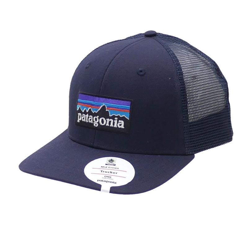 patagonia trucker hat blue