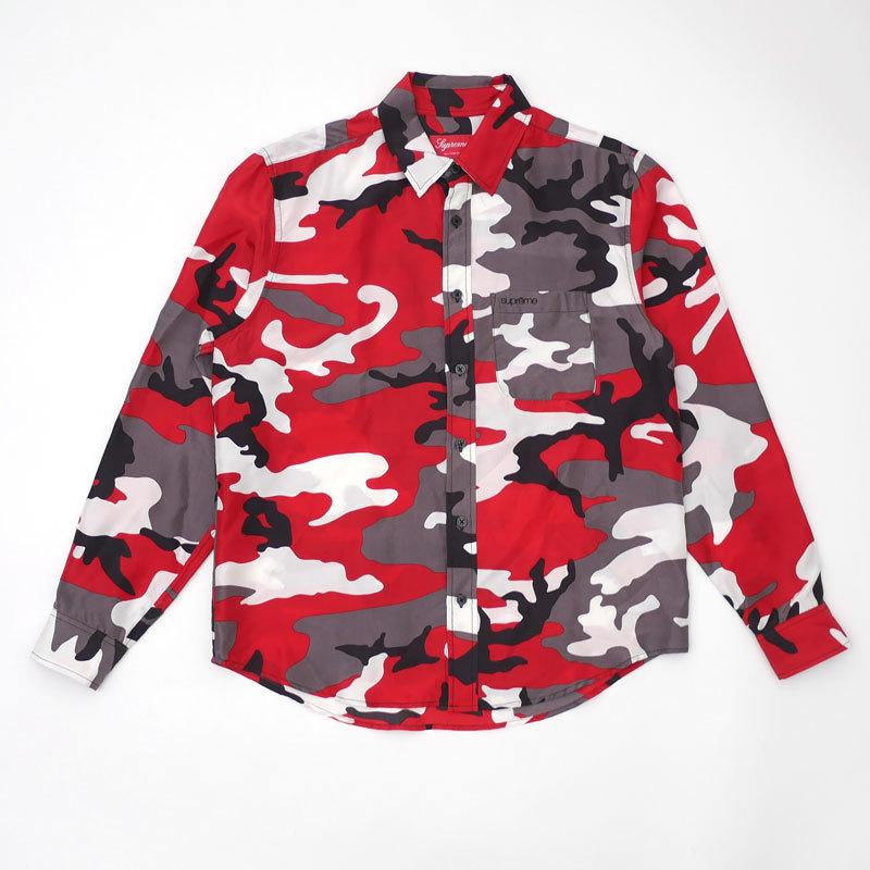 Supreme（シュプリーム） Supreme 19SS Silk Camo Shirt シルク カモ