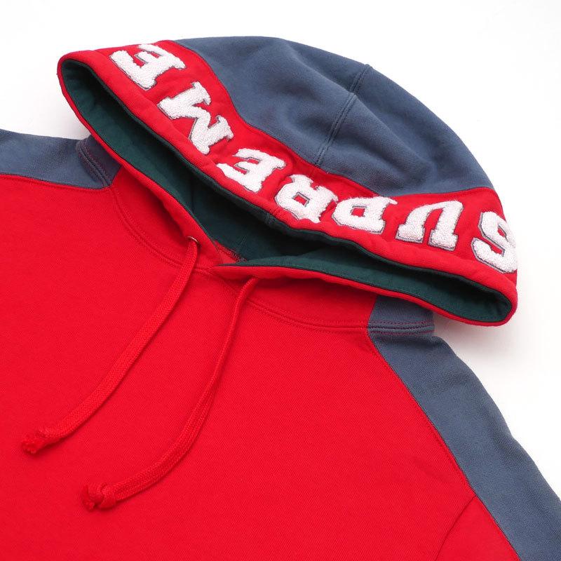 Supreme 【特別価格】 シュプリーム 18FW Panelled Hooded Sweatshirt  