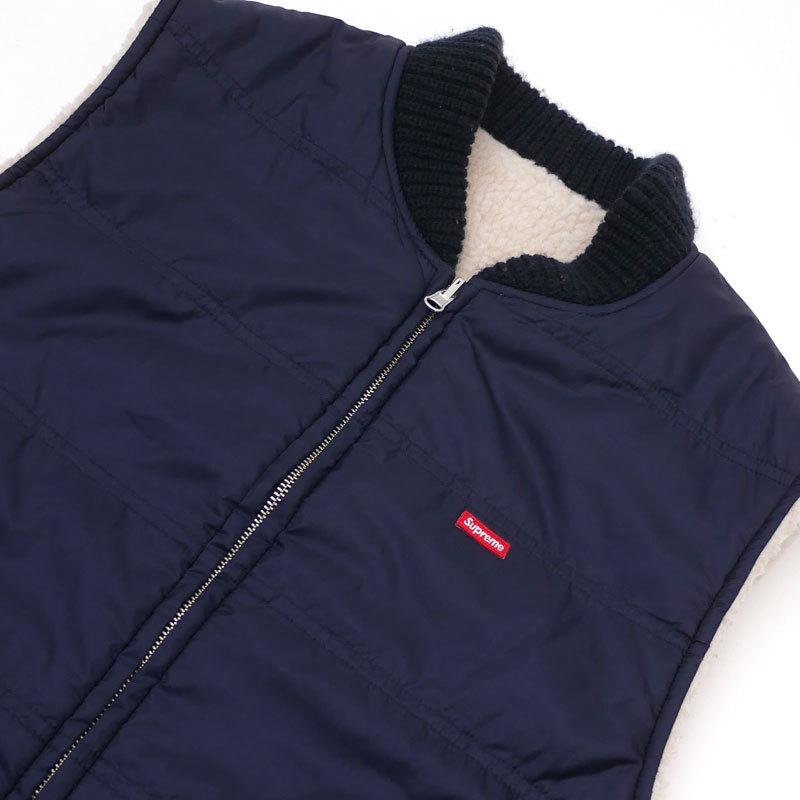 supreme 16FW シュプリーム ボアベスト リバーシブル Supreme シュプリーム 16FW Sherpa Fleece Reversible Work Vest