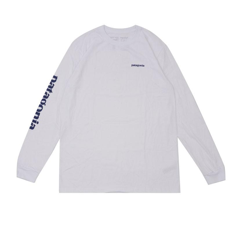 patagonia long sleeve top white