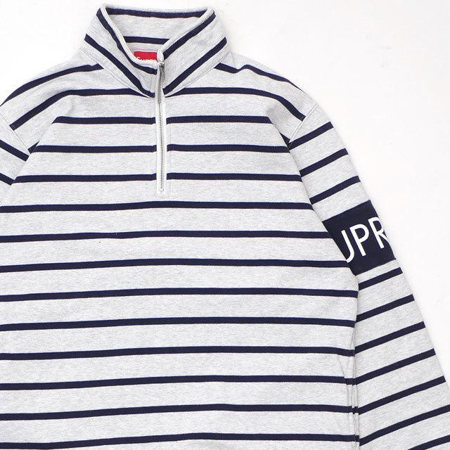 Supreme 【特別価格】 シュプリーム 16FW Striped Half Zip Sweat 