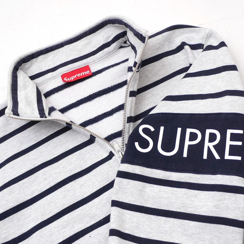 Supreme 【特別価格】 シュプリーム 16FW Striped Half Zip Sweat 
