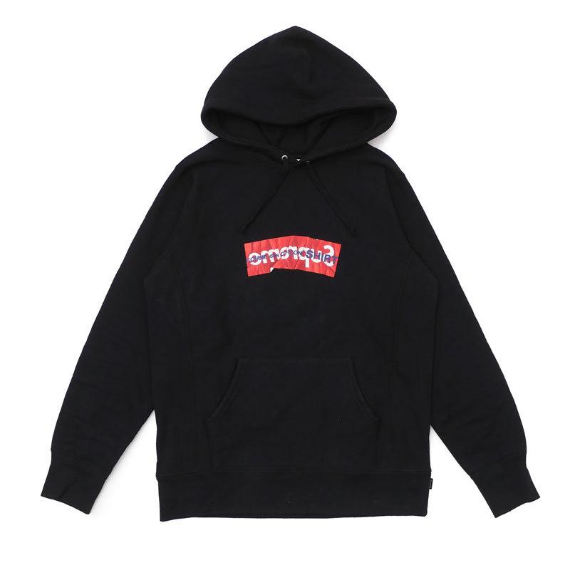シュプリーム SUPREME × コムデギャルソン COMME des GARCONS Box Logo Pullover Hoodie ミラーボックスロゴスケータープルオーバーパーカー Supreme（シュプリーム） 【期間限定特別価格】 Supreme x COMME des