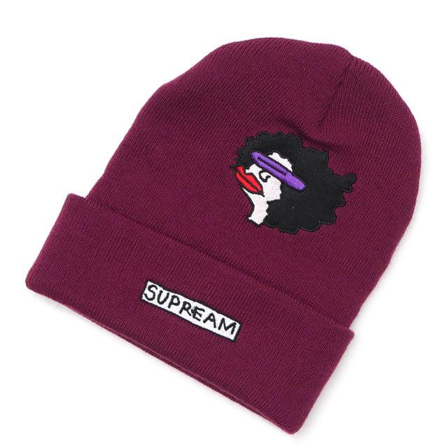 Supreme 17FW Gonz Ramm ビーニー PLUM Supreme シュプリーム SUPREME Overdyed Beanie ビーニー PURPLE