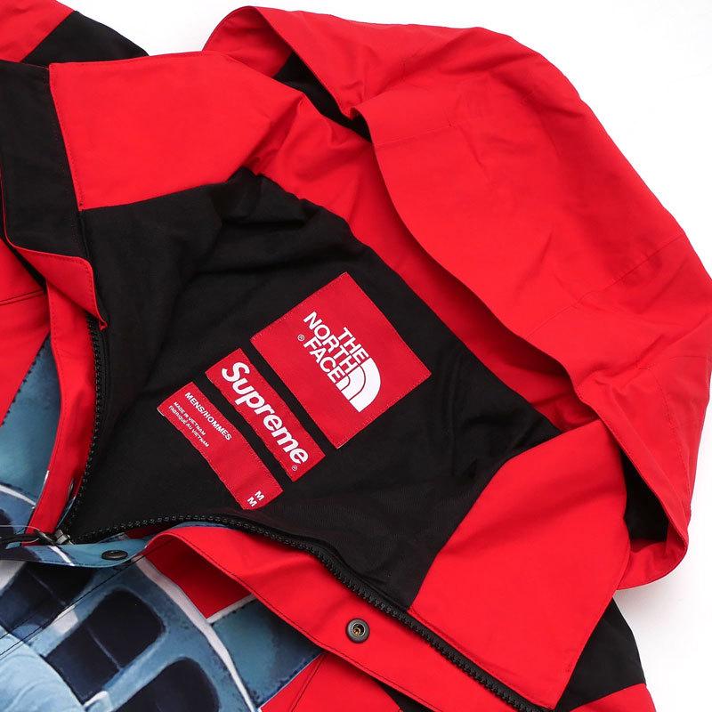 新古品/未使用 シュプリーム Supreme x THE NORTH FACE ザ・ノースフェイス 19FW Statue of Liberty Mountain Jacket RED メンズ Mサイズ 130003334043 (OUTER)｜cliffedge｜04