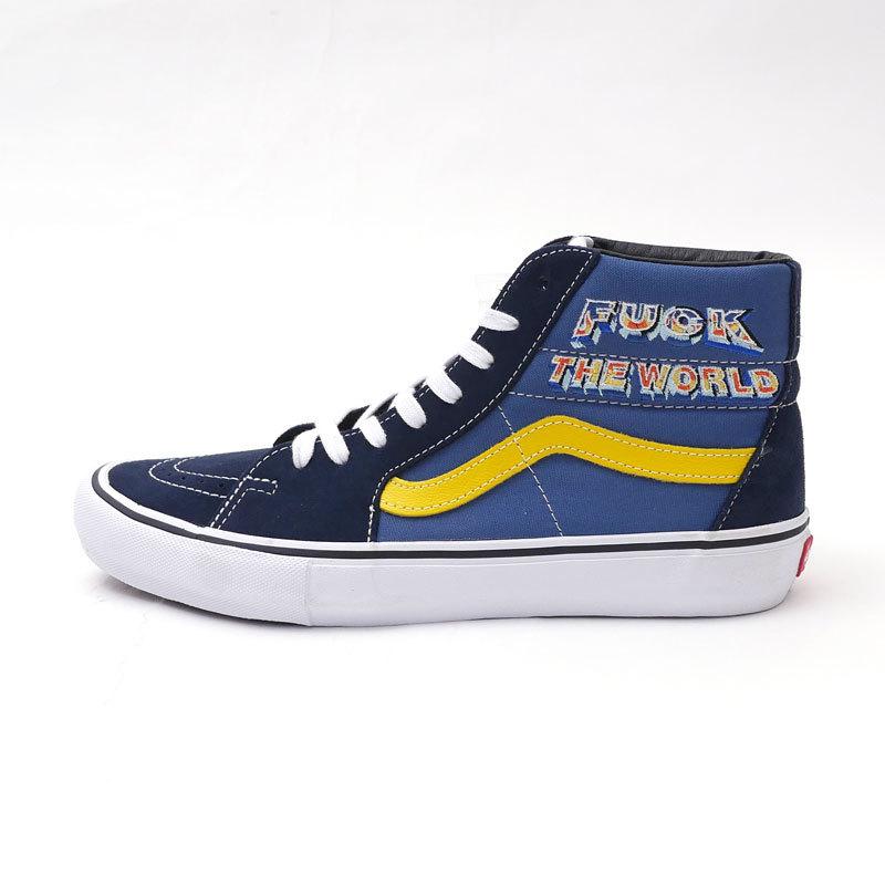 新古品/未使用 シュプリーム Supreme x VANS バンズ 19FW FTW Sk8-Hi スケートハイ NAVY ネイビー メンズ 27.5cm 2019FW 191015633297 (フットウェア)｜cliffedge｜02